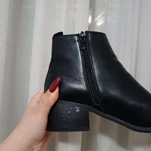 Bellucci black women's ankle boots used, size 37, with zippers