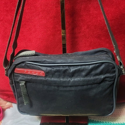 Prada Sport nylon crossbody bag like new, black