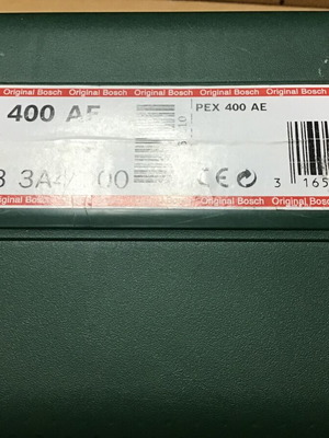 Ексцентър шлайф Bosch PEX 400 AE нов, неизползван