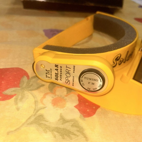 Solar radio visor from the 80s, like new