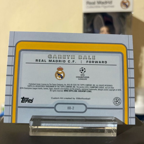 Gareth Bale 8bit Bicycle Goal Card like new, Champions League Final
