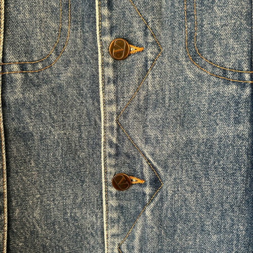 Valentino Garavani denim jacket used, blue, oversized