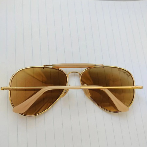 Ray-Ban 50 B&L The General 1937-1987 sunglasses used, gold