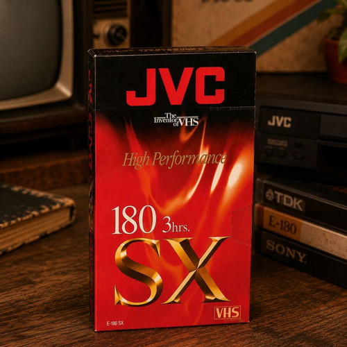 JVC SX180 VHS Cassette High Performance Sealed 3 Hours
