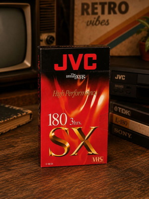 JVC SX180 VHS Cassette High Performance Sealed 3 Hours