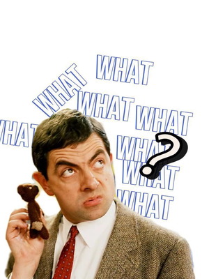 Mr Bean poster with frame new