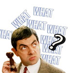 Mr Bean poster with frame new