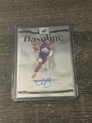 Isaiah Collier auto Topps Finest 2025-26 σαν καινούργιο Baseline Autographs