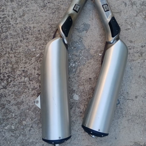 Suzuki V-Storm 1000 exhaust silencers, model 2005-06, genuine, pair