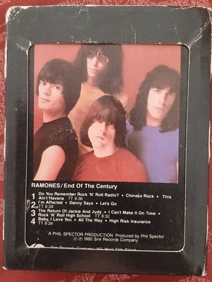 Ramones End of the Century 8 Track κασέτα μεταχειρισμένη, punk