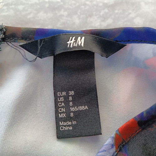 H&M summer dress medium multicolor like new