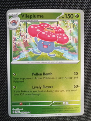Vileplume PFL card like new