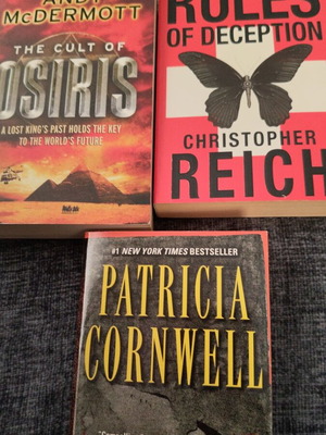 Thriller mystery book set of 3 English novels