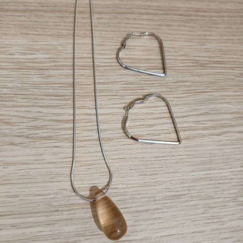 Jewelry set new, metal