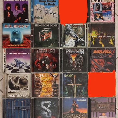 Heavy Metal CD collection, 23 albums