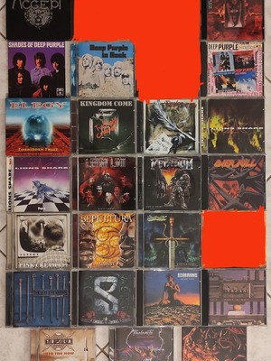 Heavy Metal CD collection, 23 albums