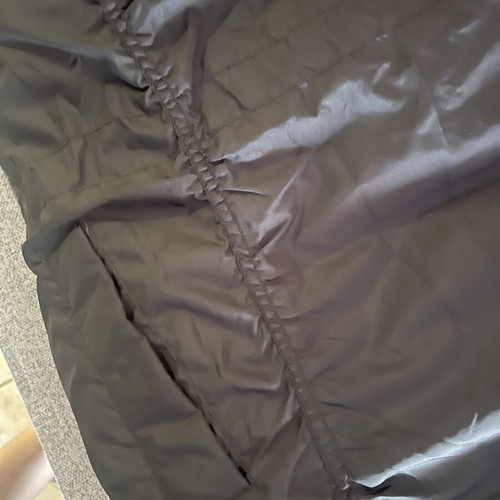 Denny Rose down jacket like new, black, reversible, medium-large