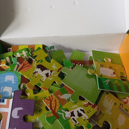 Headu Montessori The Farm puzzle with 2 pieces