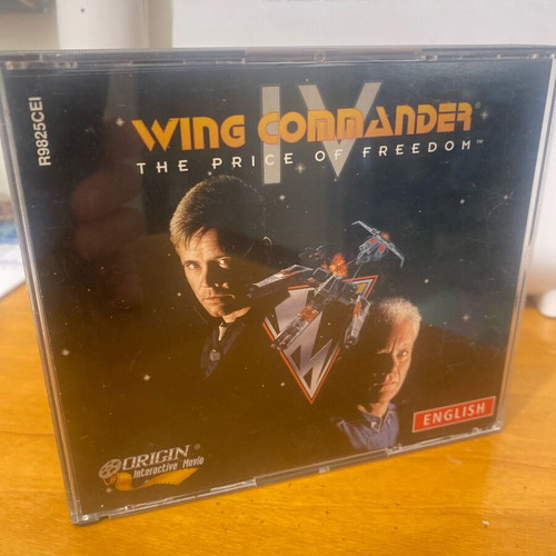 Wing Commander IV The Price of Freedom PC game used, 6 CD-ROMs