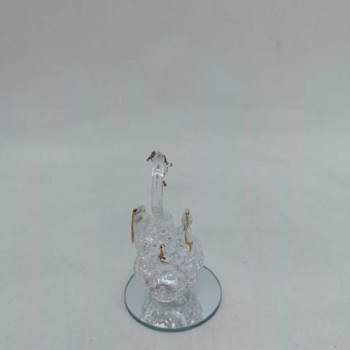 Decorative table swan used on mirror base 8x5cm