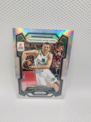 2023-24 Euroleague Prizm Κώστας Τσαρτσαρής silver σαν καινούργιο