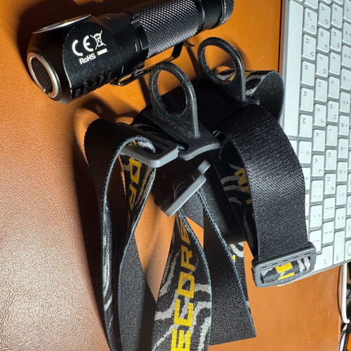 Nitecore HC30 headlamp like new with accessories and 2 x-star 3000mAh batteries