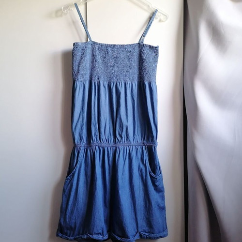 E&D Denim Jumpsuit cotton, like new, size L/XL, blue