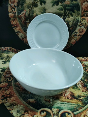 Large Schonwald bowl and beautiful Schumann Bavaria dish like new