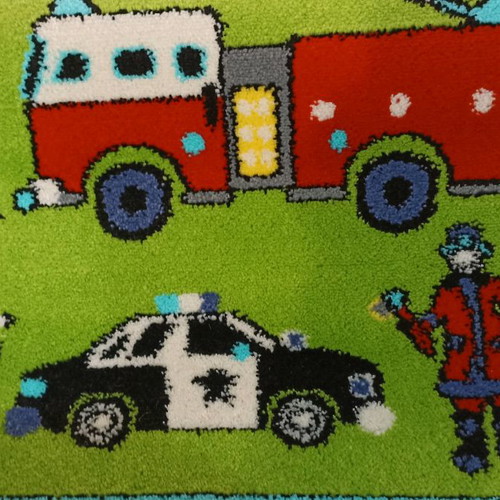 Children's bedroom rug set new with antistatic yarns