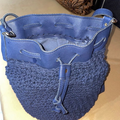Handmade knitted crossbody bag new