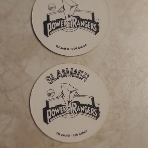 Power Rangers taps like new, 2 Slammer Saban 1996 taps