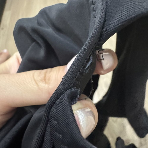 One-piece swimsuit used, size L, black
