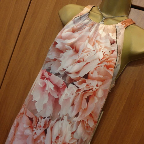 Mango dress used, pink, size S