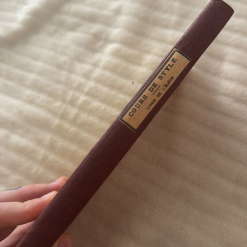 Cours de Style P. Larousse vintage book used, French