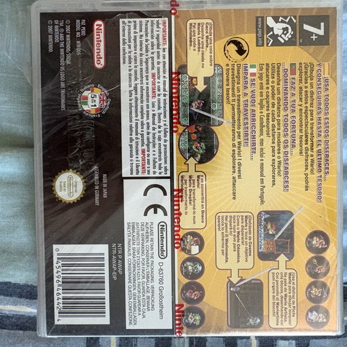 Wario Master of Disguise Nintendo DS new, sealed with slight plastic tear