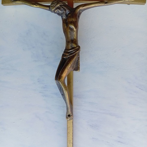 Bronze crucifix cross 16.5 cm