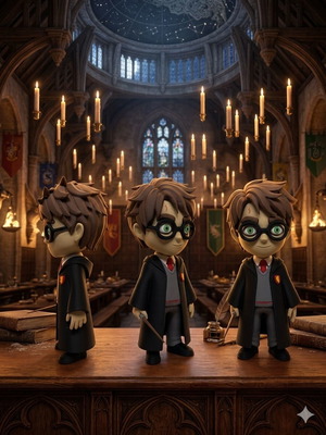 Harry Potter 3D figure made to order