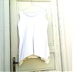  Γυναικείο μπλουζάκι βαμβακερό λευκό