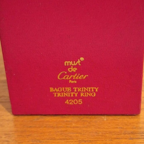 Cartier Trinity Ring Box used