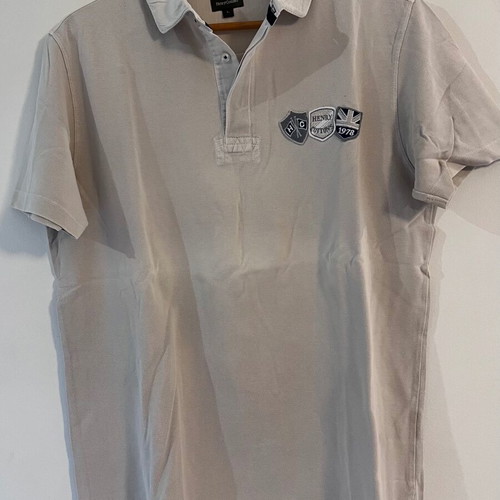 Henry Cottons polo shirt used, beige, size L