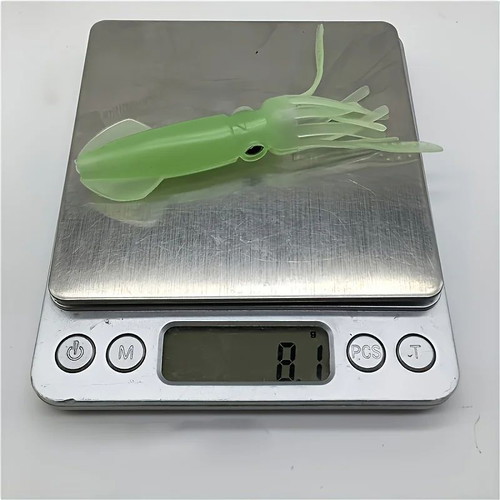 Set of 5 Artificial Squid Lures new for fishing