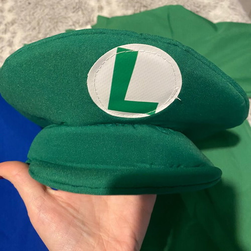 Luigi carnival costume for 8-9 years new