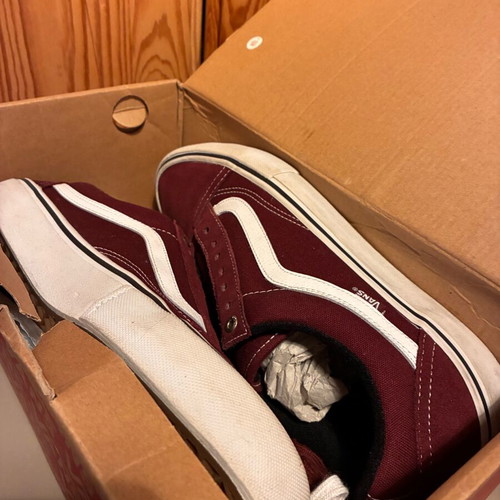 Vans Old Skool Pro-Skate suede shoes size EU43 like new, burgundy