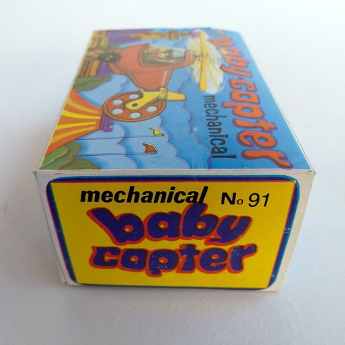 Wind-up Helicopter Toy 1960s Priftis New