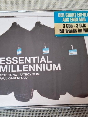 Pete Tong / Fatboy Slim / Paul Oakenfold Essential Millennium 3XCD electronic