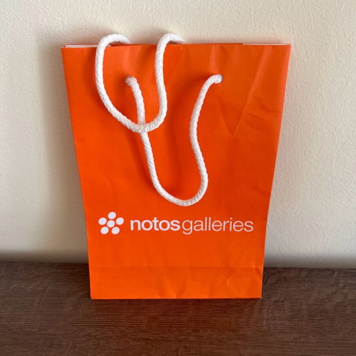 Notos Galleries small paper bag used