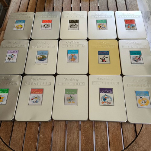 Walt Disney Treasures DVD collectible, like new, 15 limited tin boxes