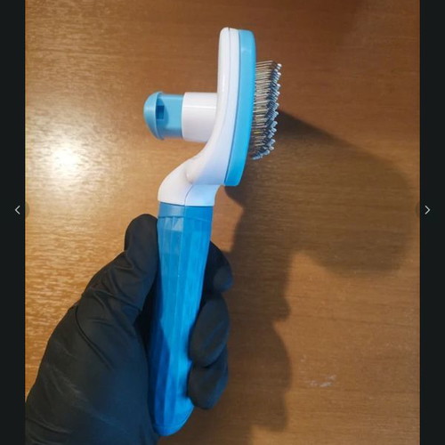 Pet Hair Removal Comb New, Easy Use with One-Click Fur Cleaner