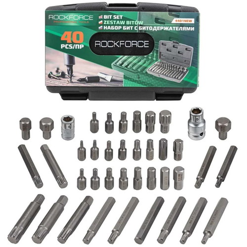 RockForce Torx Bit Set 40 Pieces New