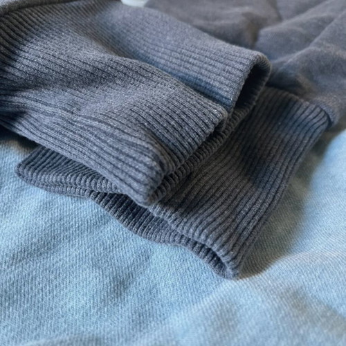 Naketano hoodie used, gray and turquoise, size L